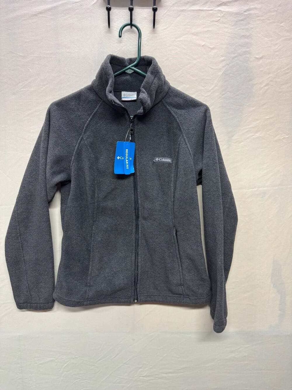 Columbia Women's Benton Springs Full Zip Fleece Jacket Gray Size M New with Tags